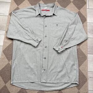 SIGNUM Beige Textured Shirt XL Cotton Blend Made in Germany Long Sleeve Overcoat